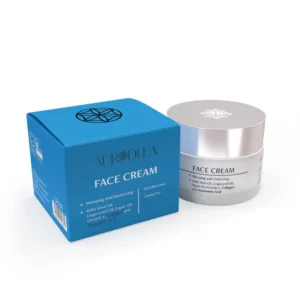 CRÈME HYDRATANTE À L’ACIDE HYALURONIQUE ET AU COLLAGÈNE (Peaux sèches, normales, deshydratées, sensibles)