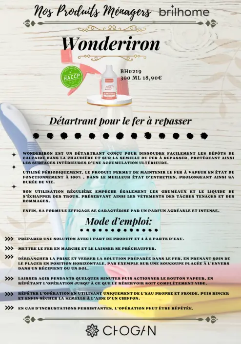 WONDERIRON - Détartrant pour le fer à repasser – Image 2